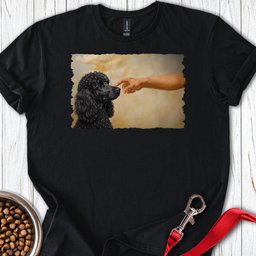Standard Poodle Creation Black T Shirt Gift For Dog Lover