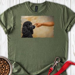 Standard Poodle Creation Black T Shirt Gift For Dog Lover