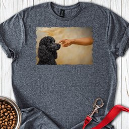Standard Poodle Creation Black T Shirt Gift For Dog Lover