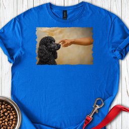 Standard Poodle Creation Black T Shirt Gift For Dog Lover