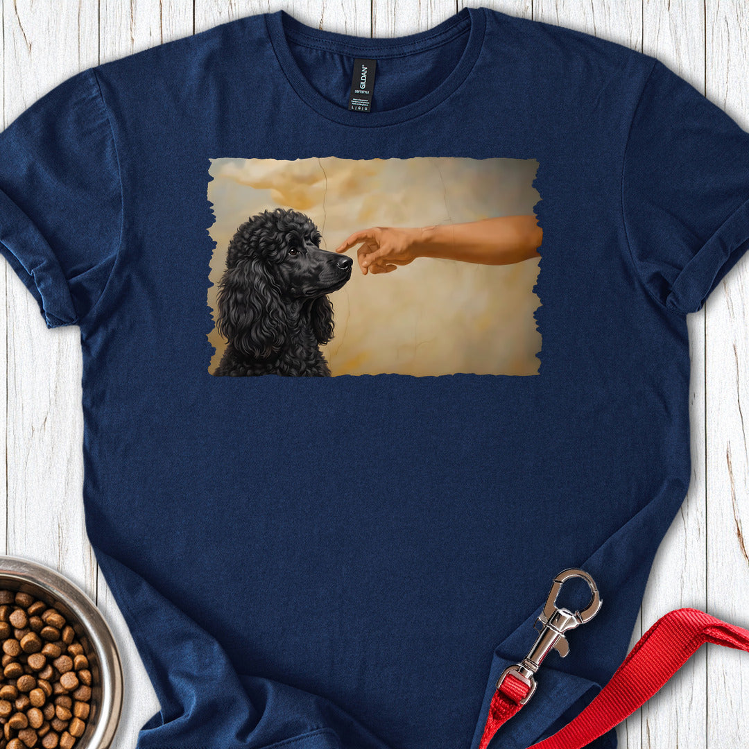 Standard Poodle Creation Black T Shirt Gift For Dog Lover