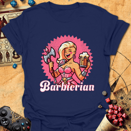 Barbierian Tee Gift For Tabletop Gamer