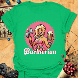 Barbierian Tee Gift For Tabletop Gamer