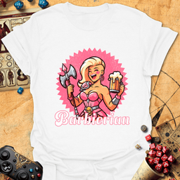 Barbierian Tee Gift For Tabletop Gamer