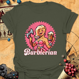 Barbierian Tee Gift For Tabletop Gamer