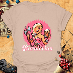 Barbierian Tee Gift For Tabletop Gamer