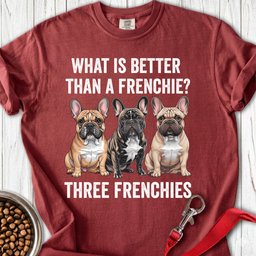 What Is Better Than A Frenchie Premium Tee Gift For Dog Lover