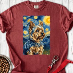 Yorkshire Terrier Van Gogh Premium Tee Gift For Dog Lover