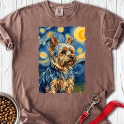 Yorkshire Terrier Van Gogh Premium Tee Gift For Dog Lover