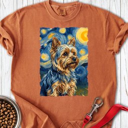 Yorkshire Terrier Van Gogh Premium Tee Gift For Dog Lover