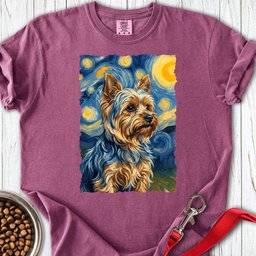 Yorkshire Terrier Van Gogh Premium Tee Gift For Dog Lover