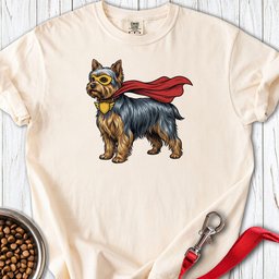 Yorkshire Terrier Superhero Premium Tee Gift For Dog Lover