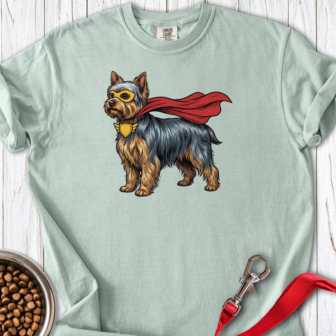 Yorkshire Terrier Superhero Premium Tee Gift For Dog Lover
