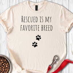 Rescue Dogs T Shirt Gift For Dog Lover