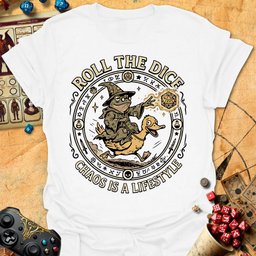 Chaos Lifestyle Tee Gift For Tabletop Gamer
