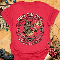 Chaos Lifestyle Tee Gift For Tabletop Gamer