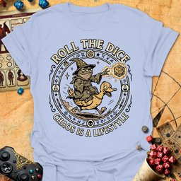 Chaos Lifestyle Tee Gift For Tabletop Gamer