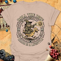 Chaos Lifestyle Tee Gift For Tabletop Gamer
