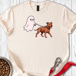 Pitbull Red Nose Ghost Walk T Shirt Gift For Dog Lover
