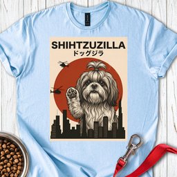 Shih Tzu Shihtzuzilla T Shirt Gift For Dog Lover