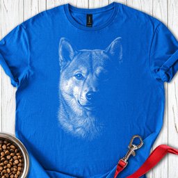 Shiba Inu Engraved T Shirt Gift For Dog Lover