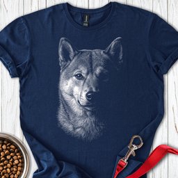 Shiba Inu Engraved T Shirt Gift For Dog Lover