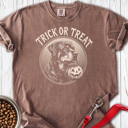 Rottweiler Trick Or Treat Premium Tee Gift For Dog Lover