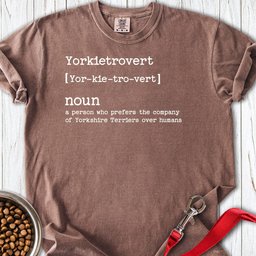 Yorkshire Terrier Yorkietrovert Premium Tee Gift For Dog Lover
