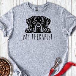 Rottweiler My Therapist T Shirt Gift For Dog Lover