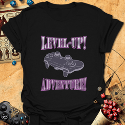 Level Up Tee Gift For Tabletop Gamer
