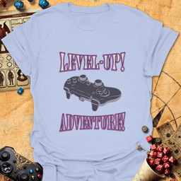 Level Up Tee Gift For Tabletop Gamer