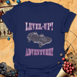 Level Up Tee Gift For Tabletop Gamer