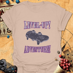 Level Up Tee Gift For Tabletop Gamer