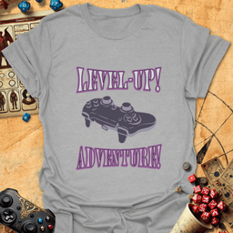 Level Up Tee Gift For Tabletop Gamer