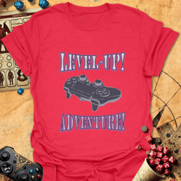 Level Up Tee Gift For Tabletop Gamer