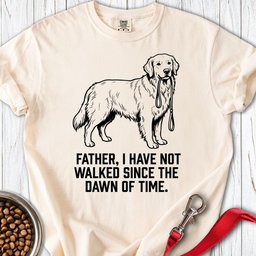 Walking Goldie Father T Shirt Gift For Dad