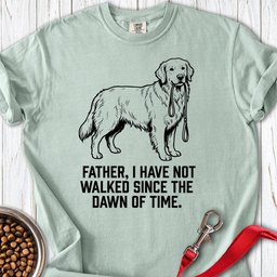 Walking Goldie Father T Shirt Gift For Dad