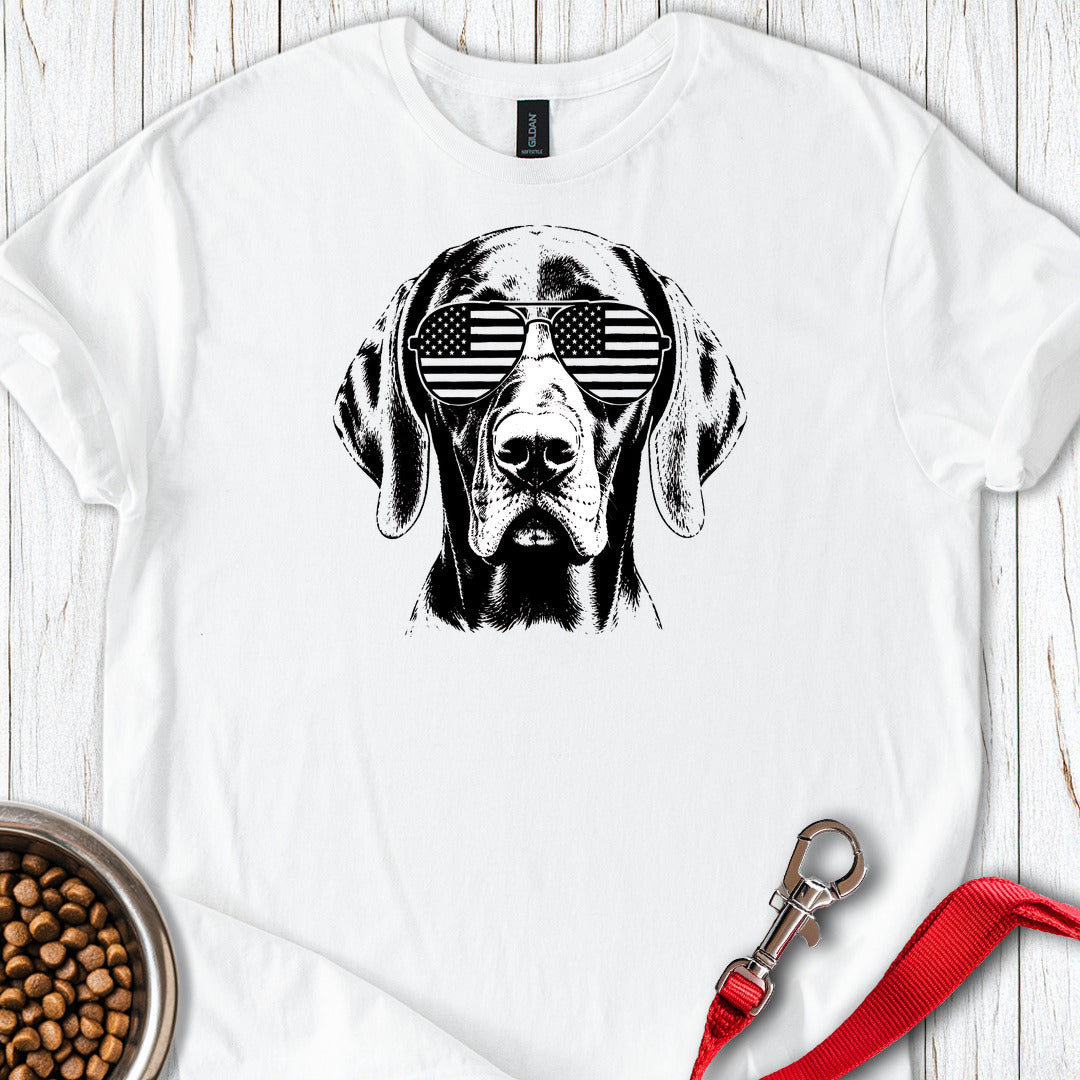 Vizsla Flag Shades T Shirt Gift For Dog Lover