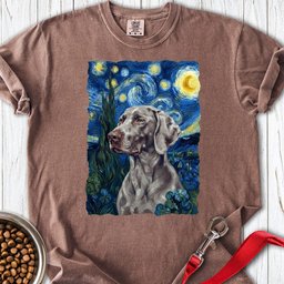 Weimaraner Van Gogh Premium Tee Gift For Dog Lover