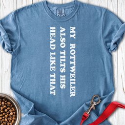 Rottweiler Tilts His Head Premium Tee Gift For Dog Lover