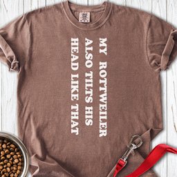 Rottweiler Tilts His Head Premium Tee Gift For Dog Lover