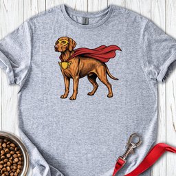 Vizsla Superhero T Shirt Gift For Dog Lover