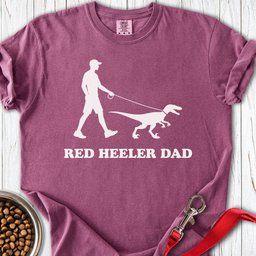Red Heeler Dad Premium Tee Gift For Dad