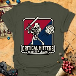 Critical Hitters Tee Gift For Tabletop Gamer