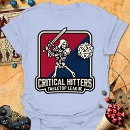 Critical Hitters Tee Gift For Tabletop Gamer