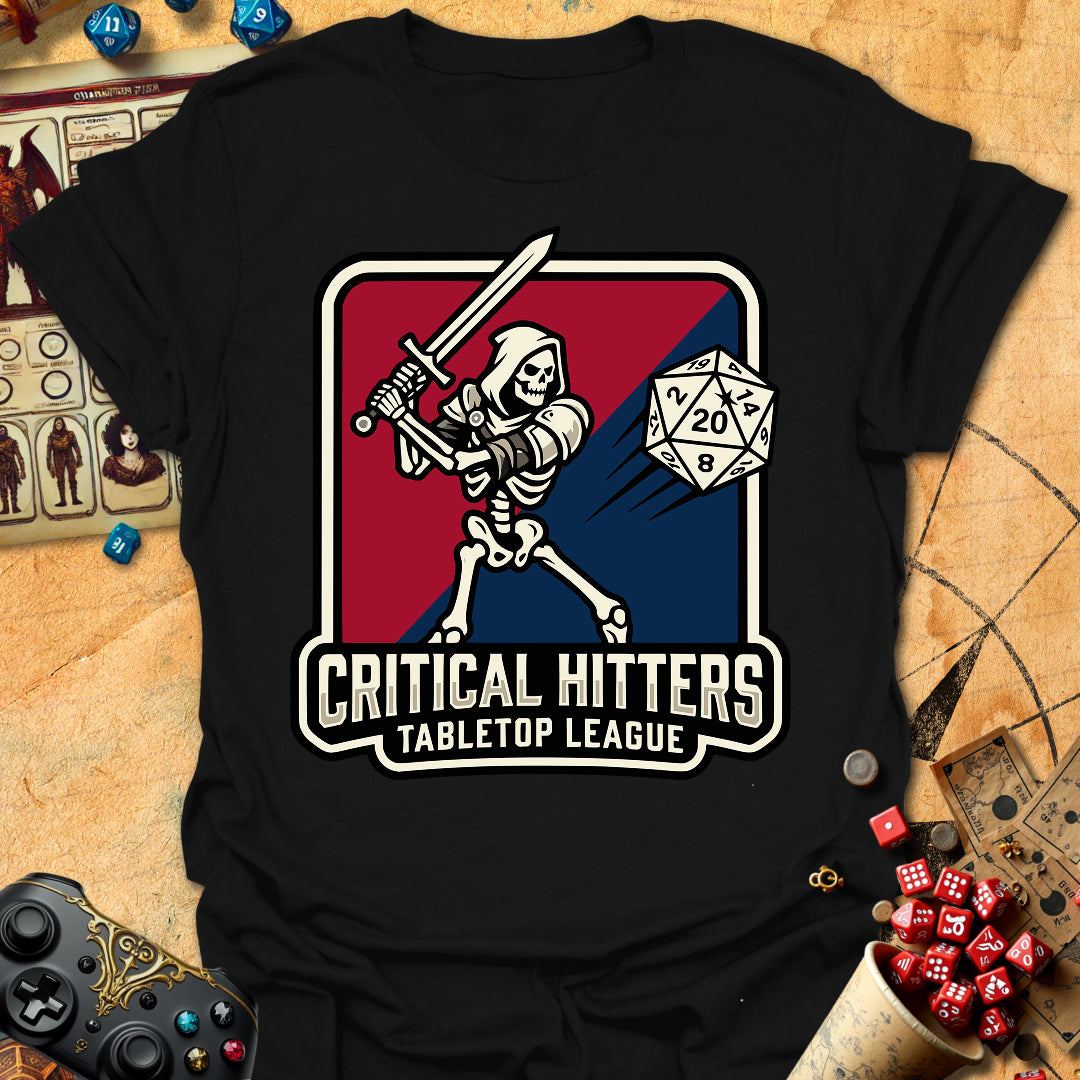 Critical Hitters Tee Gift For Tabletop Gamer
