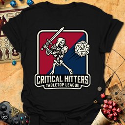 Critical Hitters Tee Gift For Tabletop Gamer