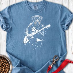 Rottweiler Guitar Premium Tee Gift For Dog Lover
