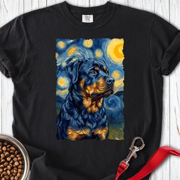 Rottweiler Van Gogh Premium Tee Gift For Dog Lover