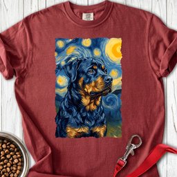 Rottweiler Van Gogh Premium Tee Gift For Dog Lover